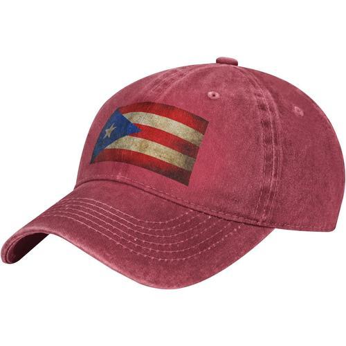 Casquette De Baseball Ajustable Avec Drapeau De Porto Rico Pour Hom... on Productcaster.