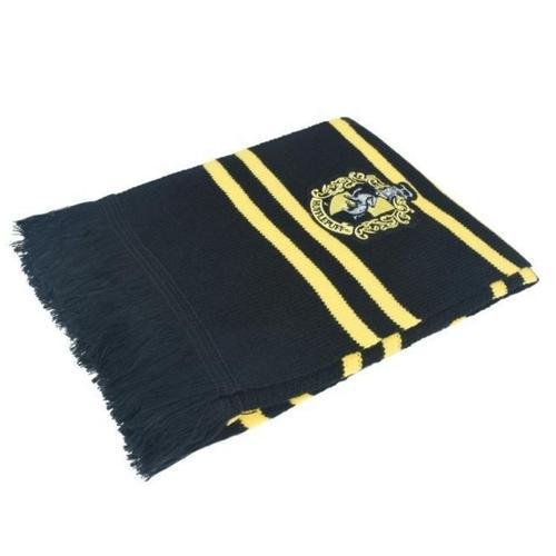 Harry Potter Echarpe Ultra Douce Noir Et Jaune-Hufflepuff on Productcaster.