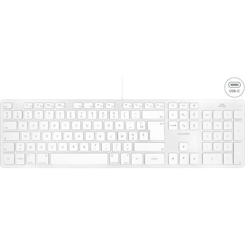 Novodio Touch Keyboard USB-C Argent - Clavier AZERTY Mac on Productcaster.