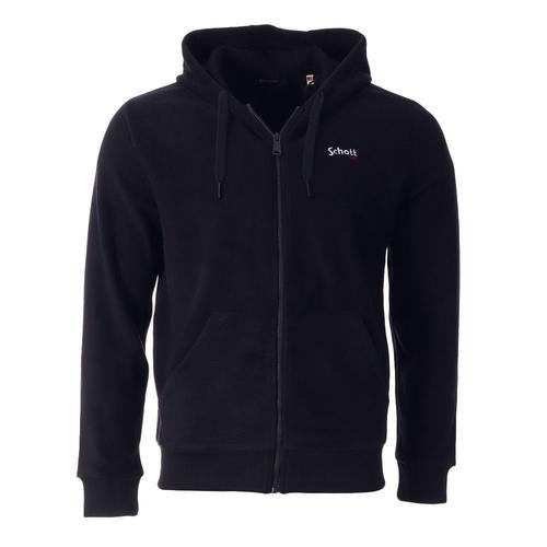 Sweat Zippé Marine Homme Schott Hood on Productcaster.