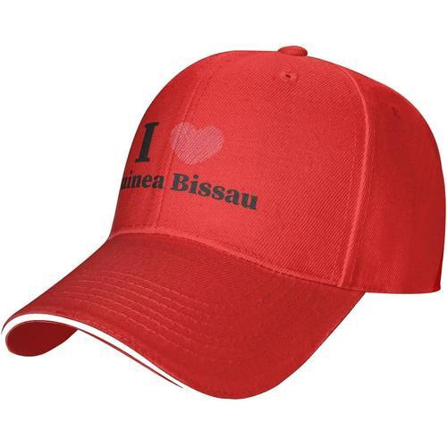 Casquette De Baseball Réglable I Love Guinée Bissau Pour Hommes Et ... on Productcaster.