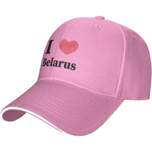 Casquette De Baseball Ajustable I Love Belarus Pour Hommes Et Femme... on Productcaster.