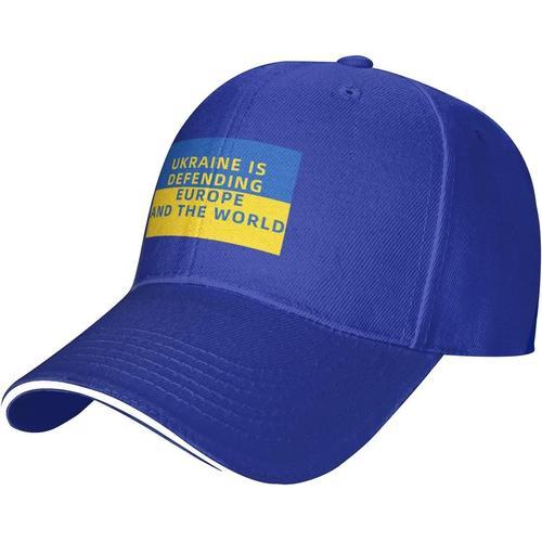 L'ukraine Réglable Défend L'europe Et Le Monde Casquette De Basebal... on Productcaster.