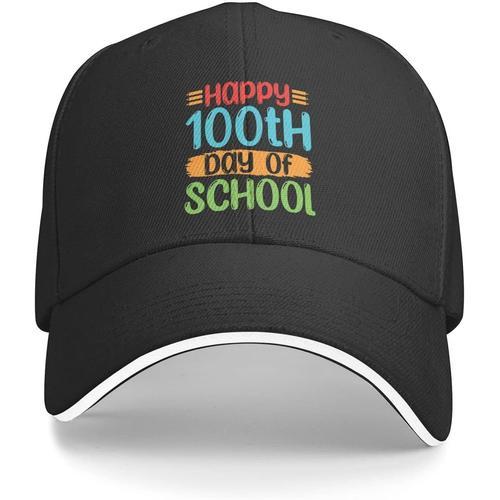 Chapeau De Retour À L'école, Casquette Happy 100th Day Of School, C... on Productcaster.