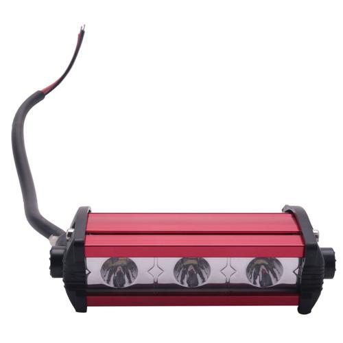 Led Single Row 9w Single Row Three Lights Strip Spotlight Red on Productcaster.