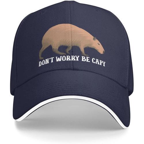 Chapeau Capybara Drôle, Ne Vous Inquiétez Pas, Soyez Capy, Chapeau ... on Productcaster.