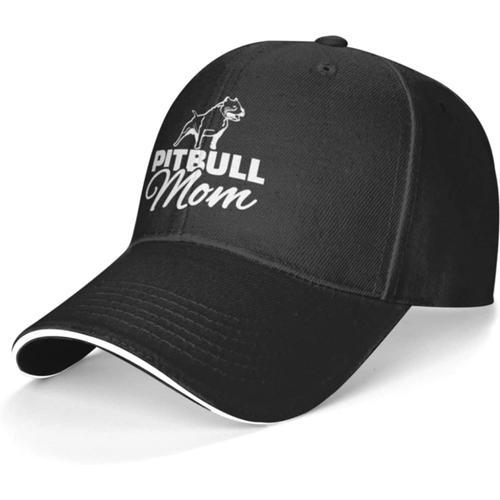 Casquette De Baseball Pitbull Mom, Chapeau Classique Réglable on Productcaster.