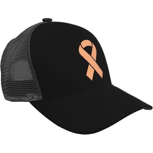 Chapeau De Camionneur En Ruban De Cancer De L'utérus - Casquette De... on Productcaster.