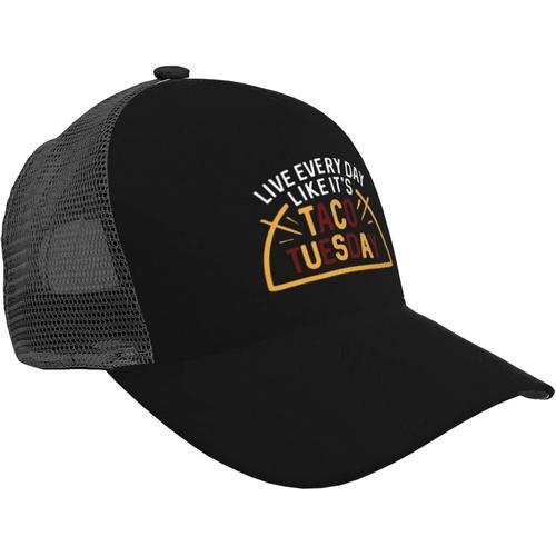 Live Every Day Like Its Taco Tuesday Trucker Hat ? Casquette De Bas... on Productcaster.