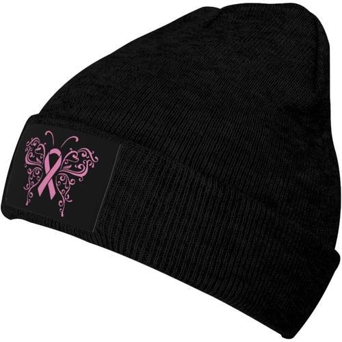 Bonnet Tricoté Papillon Contre Le Cancer Du Sein Unisexe, Chapeau T... on Productcaster.