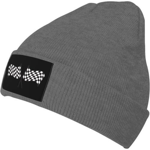 Casquette En Tricot À Drapeaux À Damier, Casquette En Tricot Unisex... on Productcaster.