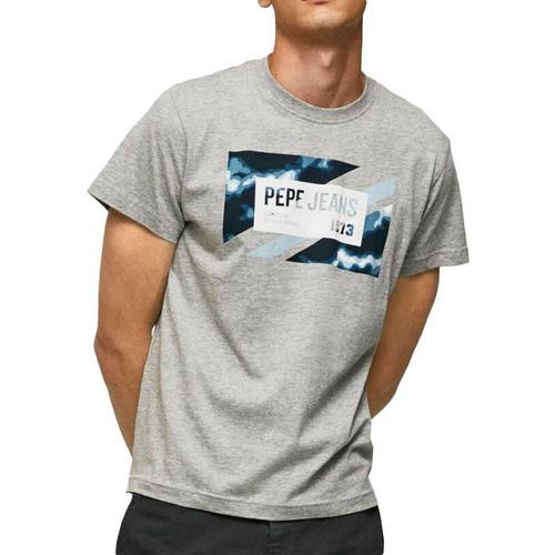 T-Shirt Gris Homme Pepe Jeans Rederick on Productcaster.