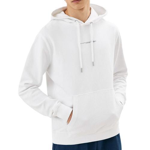 Sweat Blanc Homme Pepe Jeans David Hoodie on Productcaster.