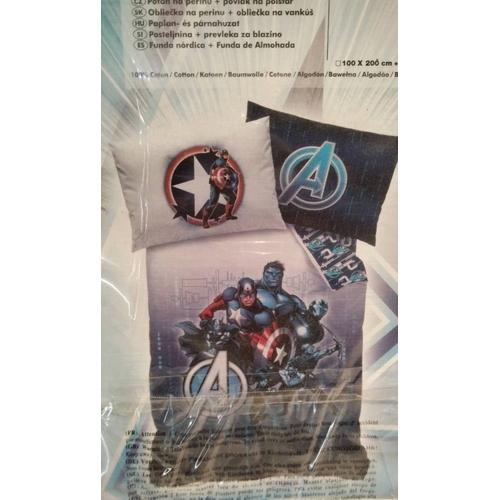 Parure De Lit Avengers 140 X 200 Composition Coton Neuf on Productcaster.