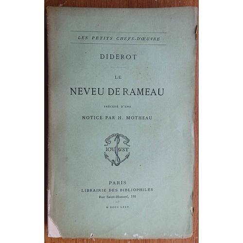 Les Petits Chefs D'oeuvre - Librairie Des Bibliophiles - Le Neveu D... on Productcaster.