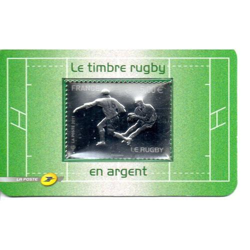 France.Timbre Adhesif N° 597 Rugby Timbre En Argent De 2011.Neuf on Productcaster.