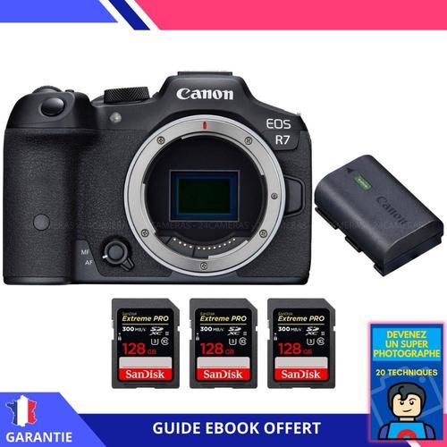 Canon EOS R7 + Canon LP-E6NH + 3 SanDisk 128GB Extreme PRO UHS-II S... on Productcaster.