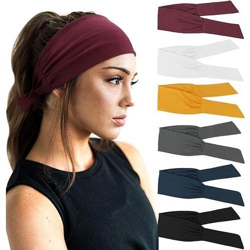 6 Pièces Bandeau Cheveux pour Femme Boho Bandeaux Vintage Imprimé T... on Productcaster.