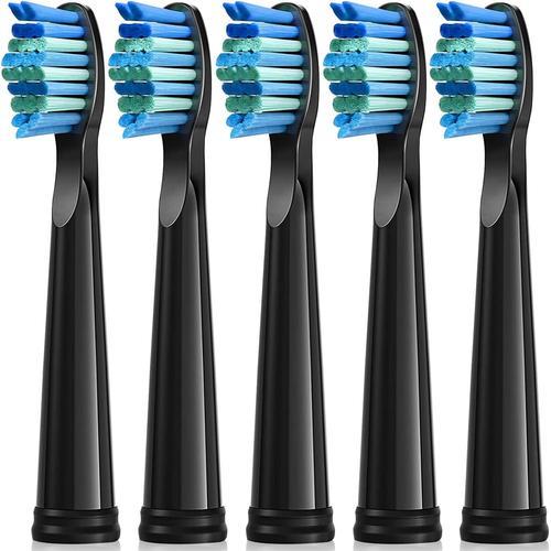 Brossettes De Rechange (Tête De Brosse Noir) 5pc Adaptée Pour Fairy... on Productcaster.