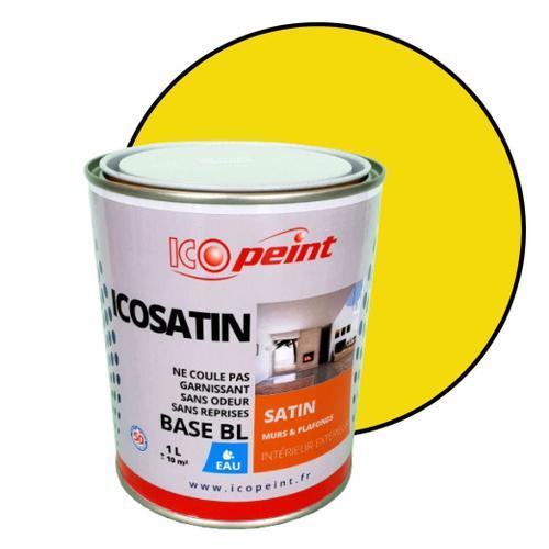 Peinture Acrylique Satin Lessivable 1L - ICOSATIN RAL 1021 Jaune co... on Productcaster.