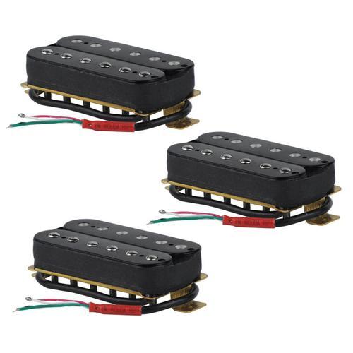 3x Guitare Électrique Humbucker Pick-Ups Pont Alnico V Pick-Up Noir on Productcaster.