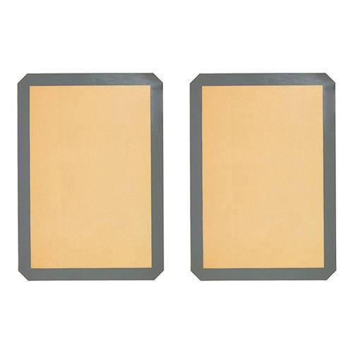 2Pcs Protection de L'Environnement Reutilisable Tapis de Cuisson en... on Productcaster.