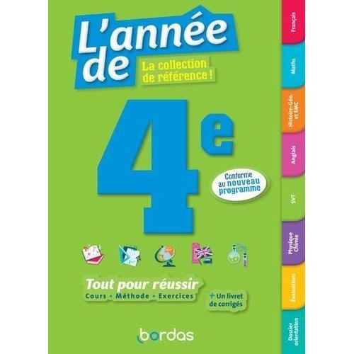 L'année De 4e - Avec Livret De Corrigés on Productcaster.