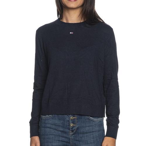 Pull Marine Femme Tommy Hilfiger Essential on Productcaster.