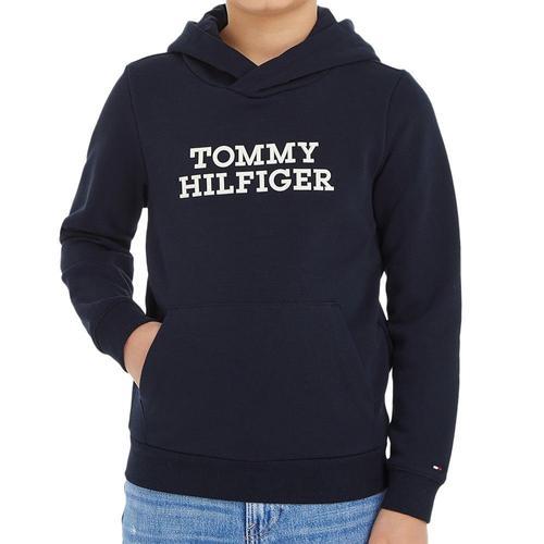 Sweat À Capuche Noir Garçon Tommy Hilfiger 500 on Productcaster.