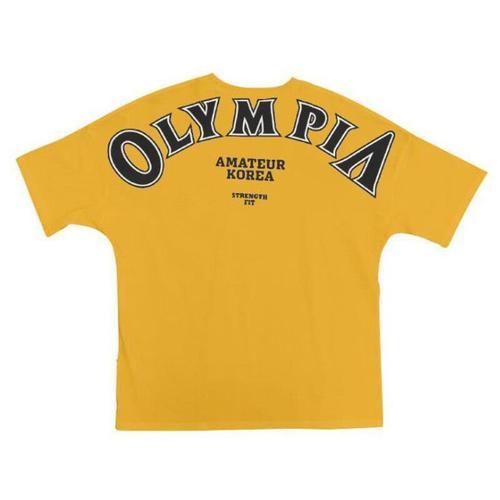 Olympia Coton Gym Shirt Dehors T Shirt Hommes À Manches Courtes Run... on Productcaster.