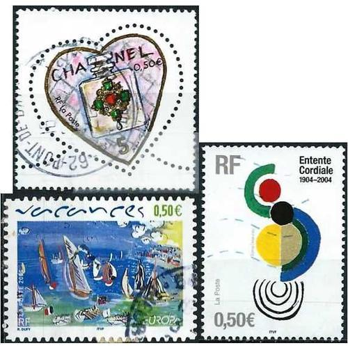 France 2004, Beaux Timbres Yvert 3632 Saint Valentin, Coeur Par Kar... on Productcaster.