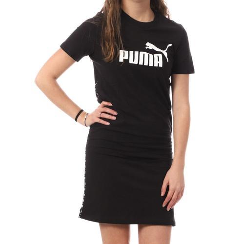 Robe Noire Femme Puma Tape on Productcaster.