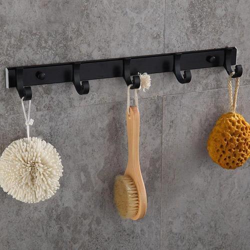 Crochet de salle de bain pour Robe,noir et or,crochet de salle de b... on Productcaster.