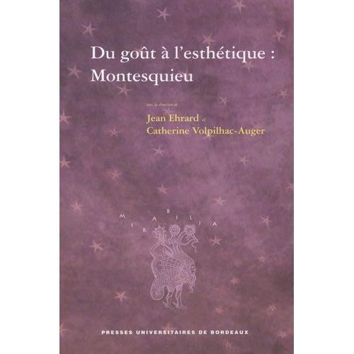 Du Goût À L'esthétique : Montesquieu on Productcaster.