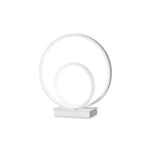 Lampe de table LED décorative Swirl intégrée Blanc, 3000K on Productcaster.