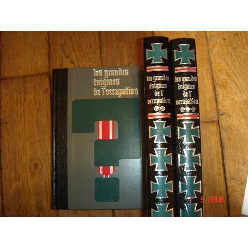 Les Grandes Enigmes De L'occupation En 3 Volumes Les Grandes Enigme... on Productcaster.