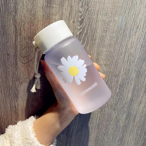 500ml - Une Fleur B - Bouteille D'eau Conviviale Rée En Plastique T... on Productcaster.