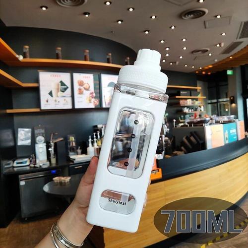 700ml - Blanc C - Bouteille D'eau Portable Kawaii Shaker Avec Autoc... on Productcaster.