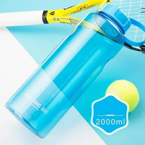 Bouche Unique 2000 Ml - Bouteille D'eau De Sport En Plastique Porta... on Productcaster.