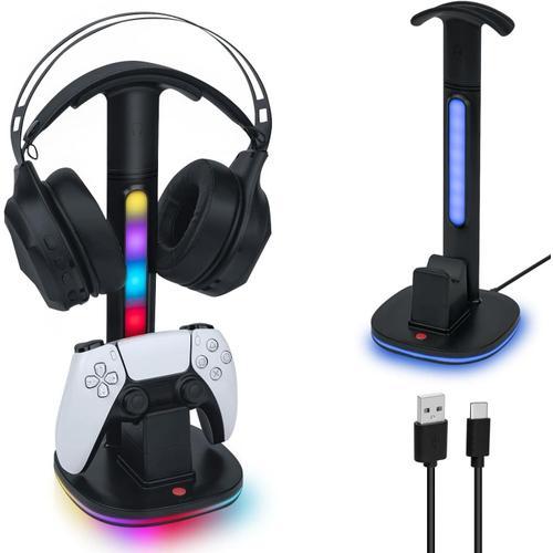 Station De Chargeur & Headset Stand Pour Manettes Ps5 Dualsense Et ... on Productcaster.