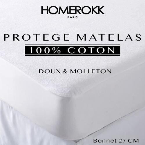 Homerokk - Protège Matelas 90x200cm 100% Coton on Productcaster.