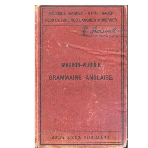 Nouvelle Grammaire Anglaise on Productcaster.