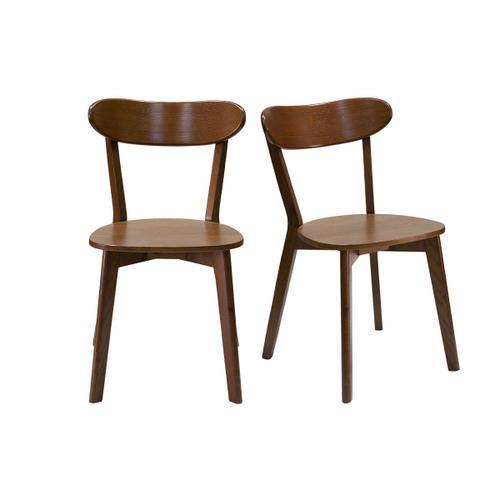 Chaises Vintage Bois Foncé (Lot De 2) Dove on Productcaster.