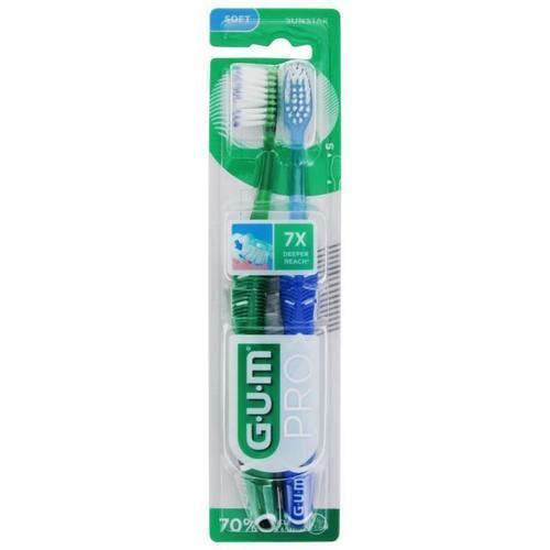 Brosses À Dents-Gum Technique Pro Bros Soup 1525 Duopack (Couleur :... on Productcaster.