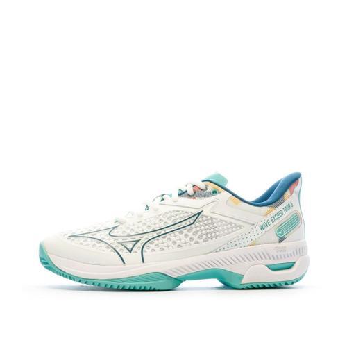 Chaussures De Tennis Blanches Femme Mizuno Wave Exceed - 39 on Productcaster.