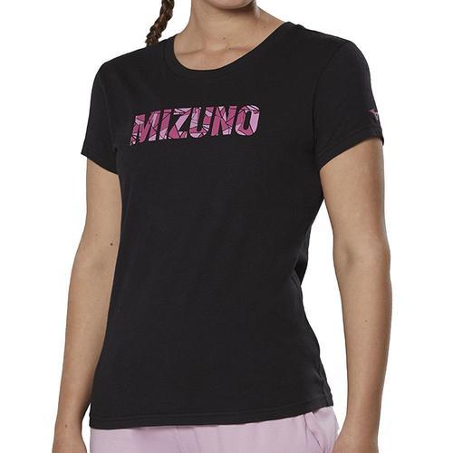 T-Shirt Noir Femme Technique Mizuno Athletic on Productcaster.