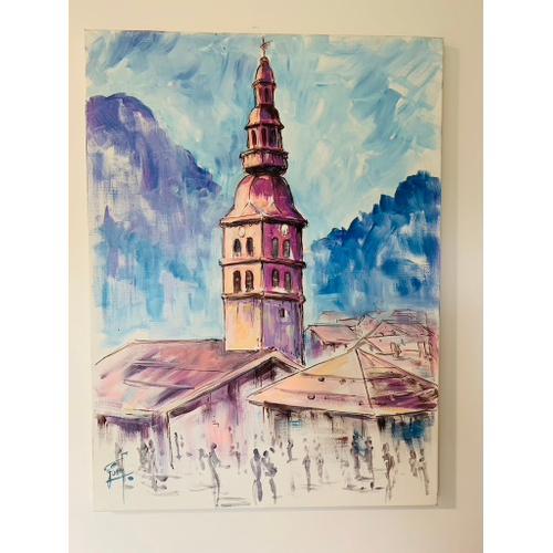 Peinture D'artiste La Clusaz on Productcaster.