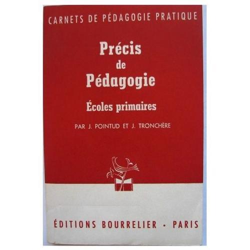 Précis De Pédagogie. Ecoles Primaires. on Productcaster.