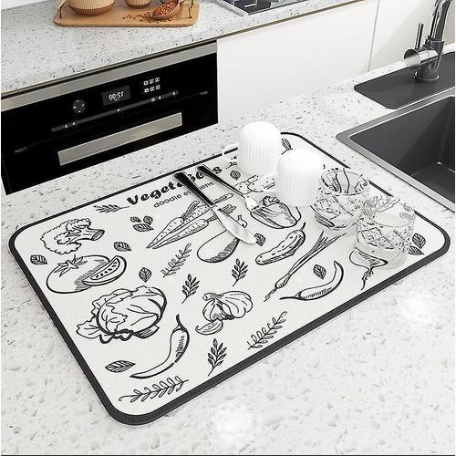 Tapis Égouttoir Super Absorbant De Cuisine, Tapis Égouttoir De Cuis... on Productcaster.