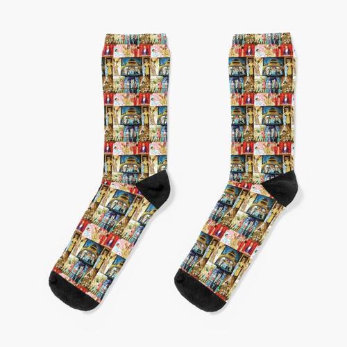 Chaussettes Taille Unique Wes Anderson Nouveauté Fantaisie Motif Fo... on Productcaster.